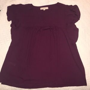 Eggplant blouse